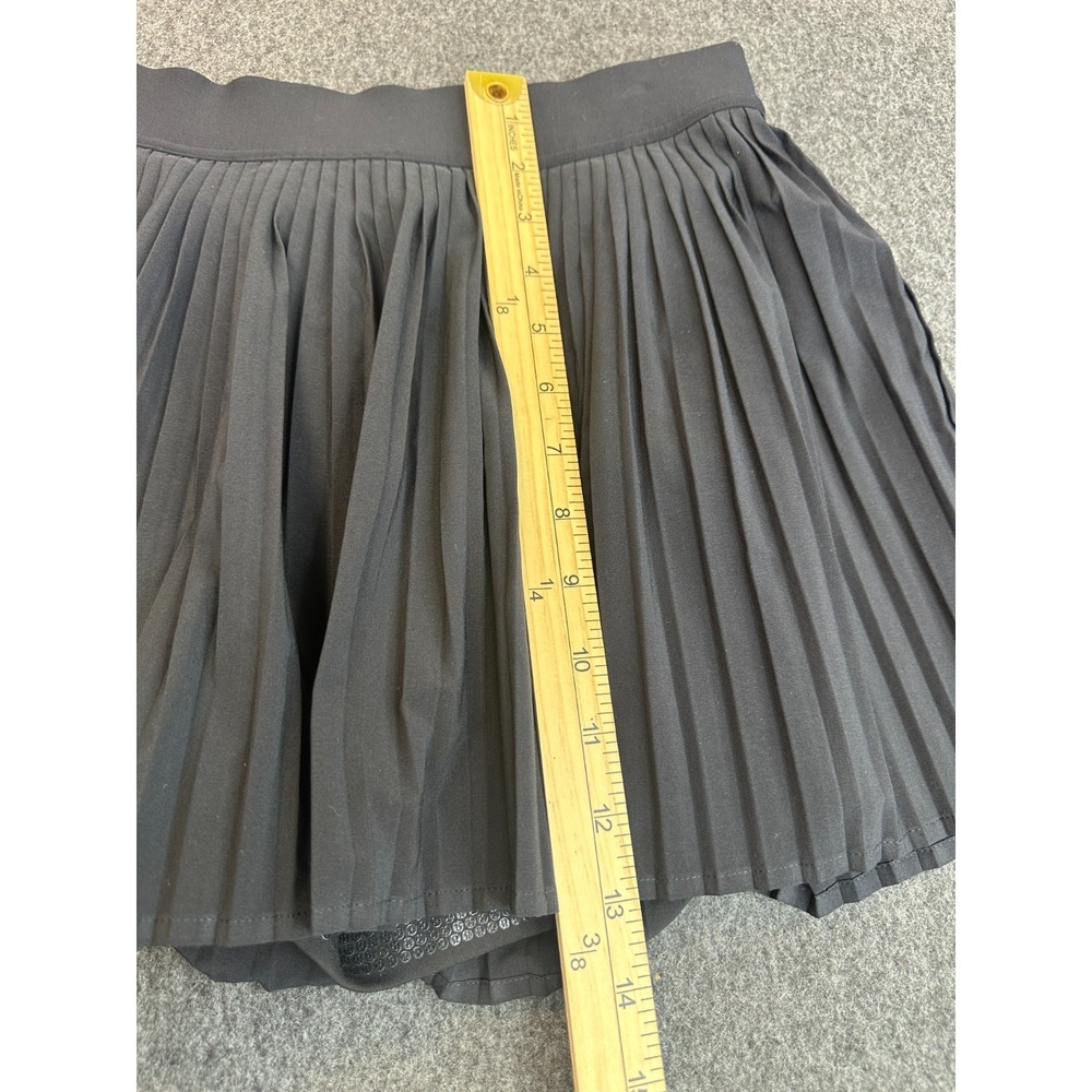 Lululemon Varsity High-Rise Pleated Tennis Skirt Shorts Pocket Skort Black 10 - Picture 13 of 16